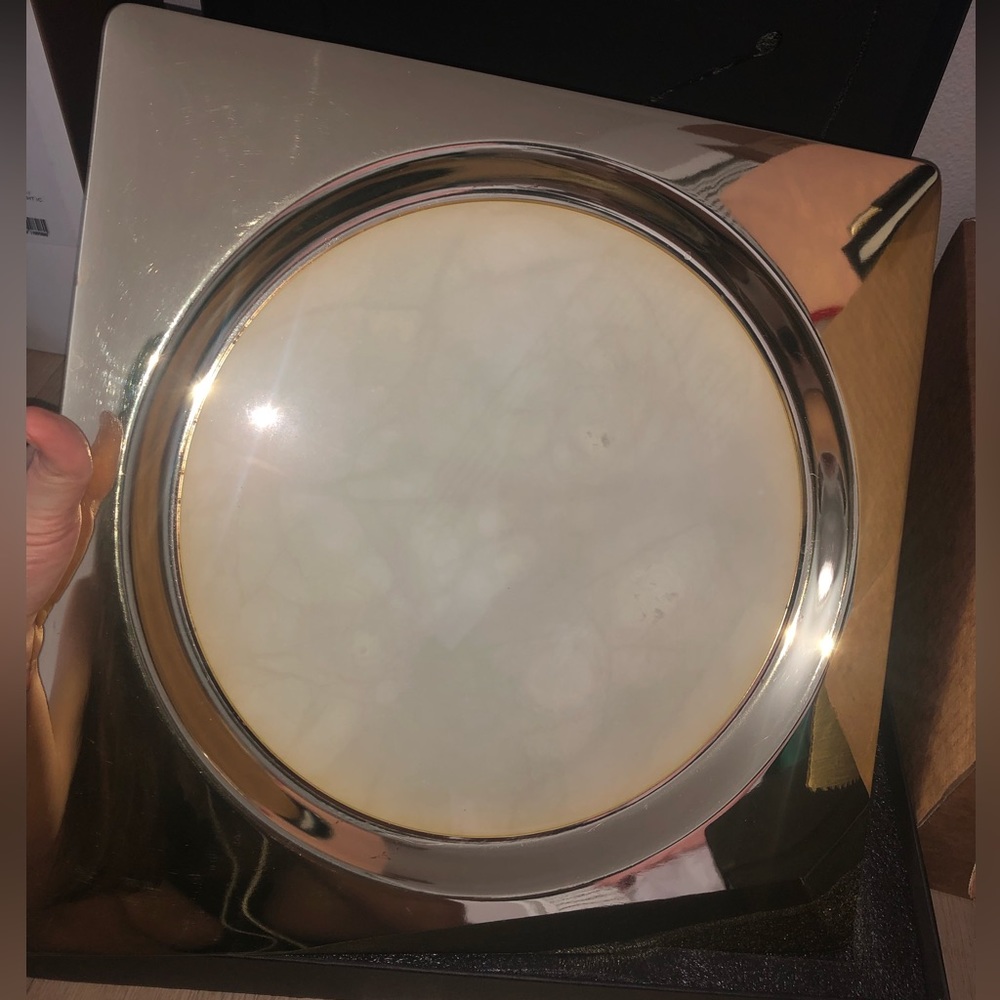 Anna by Rablabs Circulo Tray, Gold Alabaster - Picture 7 of 9